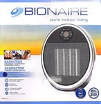 New Black BIONAIRE Ceramic Fan Heater & Cooler Powerful Digital Display -BCH001