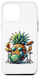 Coque pour iPhone 12 Pro Max Batterie Ananas Tropical Beats Musique