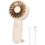 Mini Ventilateur avec Cochet, usb Ventilateur de Poche Portable, Petit Ventilateur à Main Rechargeable, 3 Vitesse Réglable Mini Fan Silencieux pour