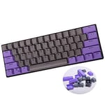 Sunzit Keycaps, 61 Keycaps Backlight PBT Keycap pour GH60 / RK61 / ALT62 / Annie/Keyboard Poker Keys (Le Clavier n'est Pas à Vendre)