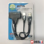 15+7 22pins cable sata hdd 2.5" vers usb 3.0 Câble Adaptateur disque dur 2.5"