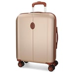 El Potro Ocuri Valise de Cabine Beige 40 x 55 x 20 cm Rigide ABS Fermeture TSA Intégré 37 L 2,82 kg 4 Roues Doubles Bagage à Main, Beige, Valise Cabine