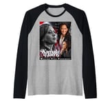 Kamala Harris Madam Vice President for men and women Raglan Baseball Tee