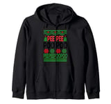 Pee Pee Poo Poo Peepee Poopoo Ugly Christmas Zip Hoodie