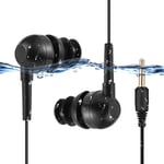 Waterproof Earphones for Swimming, IPX8 Waterproof Earphones Earbuds for Sports,