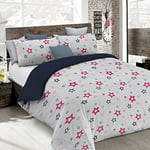 Italian Bed Linen, Housse de Couette Fashion, Super Star, 1 Place et demie