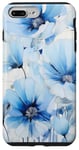 iPhone 7 Plus/8 Plus White Blue Hydrangea Flowers Cute Case