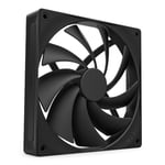 NZXT F140Q | Ventilateur Silencieux de 140 mm pour boîtier de PC | Entrée ou Sortie | Structure biseautée pour Un air concentré | Paliers hydrodynamiques | Bruit Faible | Commande MLI | Noir