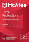 McAfee Total Protection 2023 | 5 appareils | Antivirus et sécurité Internet | VPN | Abonnement d'un an | Carte clé