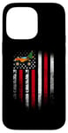 iPhone 14 Pro Max Merry Christmas USA American Flag Patriotic Monster Truck Case