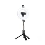 XO Bluetooth Selfie Stick Tripod 95cm med LED Lampa - Svart