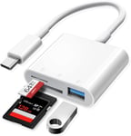 USB C SD Card Reader, Oyuiasle USB C to SD Card for iPad/Mac/Laptop, Trail