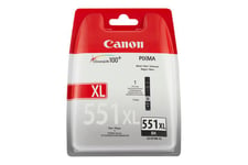 Canon CLI-551BK XL - Højtydende - sort - original - blækbeholder