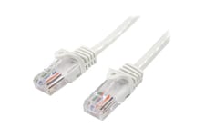 StarTech.com CAT5e Cable - 7 m White Ethernet Cable - Snagless - CAT5e Patch Cord - CAT5e UTP Cable - RJ45 Network Cable - patchkabel - 7 m - hvid