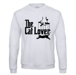 Sweat Shirt Homme The Cat Lover Le Parrain Parodie Film Chat