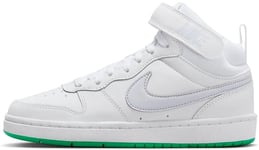 Nike Jalkineet Court Borough Mid 2 White Grey Green CD7782 115 CD7782 115/5