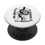 As Above So Below Witch Snake Spell Moon Feminist PopSockets Adhesive PopGrip