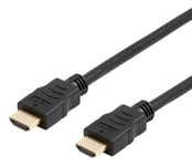 Deltaco HDMI-1030D-FLEX - HDMI med Ethernet-kabel - 3 m