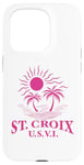 Coque pour iPhone 15 Pro Souvenirs de Saint-Croix usvi Îles Vierges américaines Rappel de vacances