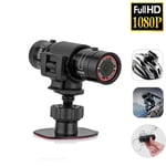 Vélo Sports Caméra VTT Casque De Moto Action Mini Caméra Dv F9 Caméscope Full 1080p Hd Enregistreur Vidéo De Voiture,Noir