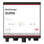 Multicharger batteriladdare 2x20A