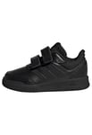 adidas Tensaur Hook and Loop Shoes Running, Core Black/Grey Six, Numeric_7_Point_5 UK Child