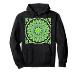 Ailanthus Leaves Pattern Design Cut Out Lime And Tea Pullover Hoodie