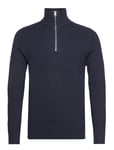 Jprccperfect Knit Half Zip Sn Tops Knitwear Half Zip Jumpers Navy Jack & J S