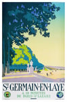 St GERMAIN en LAYE Rf38 - POSTER HQ 40x60cm d'une AFFICHE VINTAGE