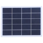 3W 5V Polykristallin Silikon Solpanel Sollaminat DIY DC-utgång Laddare Batteri