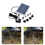 Petit type de fontaines de jardin de piscine de paysage, pompe &agrave; eau d&eacute;corative &agrave; &eacute;nergie solaire 9V 2W