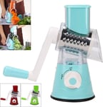 Multi-manual Slicer Food Fruit Vegetables Fruit Cutter Rotary Grater 3 Blade