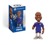 MINIX Bandai Chelsea Raheem Sterling Model | Collectable Raheem Sterling Figure In Chelsea Shirt | Bandai Football Toys Range | Collect Your Favourite Football Figures And Teams