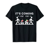 Its Coming Rome Home Football Italia Soccer Italian Flag T-Shirt