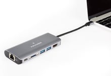 KRAMER KDock-2 USB-C Hub Multiport Adapter - dokkingstasjon - USB-C - HDMI - 1GbE