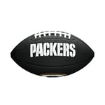 Wilson, Ballon de Football américain, Mini NFL Team Soft Touch, Green Bay Packers, Pour les joueurs amateurs, Noir, WTF1533BLXBGB