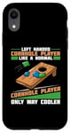 Coque pour iPhone XR Jeu de cornhole amusant lancer compétition sportive