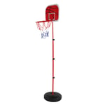 Indoor Outdoor Mini Basketball System Backboard Basket Ball Kit Kids Toy Set MA