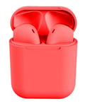 Trådlösa Snäcka Bluetooth In-Ear Hörlurar, Röd