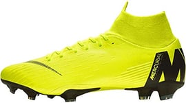 Nike Homme Mercurial Vapor XII Pro FG Chaussures de Football, Gris (Wolf Grey/Lt Crimson-Pure Plat 060), 41 EU