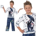 David Walliams Deluxe Billionaire Boy Costume 4 To 6 Years