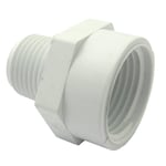 LASCO 15-1635 Adaptateur de tuyau en PVC avec filetage femelle 3/4" et filetage mâle 1/2"