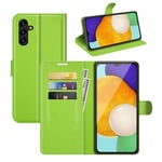 Samsung Galaxy A13 5G      Pu Wallet Case    [Green]