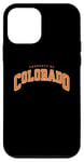 Coque pour iPhone 12 mini Orange Propriété du Colorado