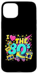 Coque pour iPhone 15 Plus Chemise « I Love The 80s » pour homme et femme, costume de fête vintage des années 80