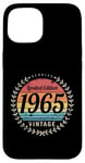 Coque pour iPhone 15 Véritable design d'anniversaire vintage en édition limitée 1965