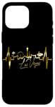 Coque pour iPhone 16 Pro Max Las Vegas Silhouette Battement Coeur J'adore Las Vegas