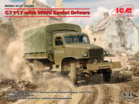 G7117 With WWII Soviet Drivers 1:3 5 Plastique Model Kit Icm