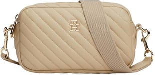 Tommy Hilfiger Sac à Bandoulière Femme Poppy Reform Camera Bag Petit, Beige (Beige), Taille Unique