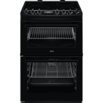 AEG CCX6740ACB 60cm Ceramic Double Oven Freestanding Cooker